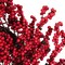 Burgundy Red Artificial Berry Christmas Wreath with Natural Twig 22 Inch